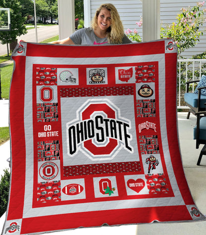 NC Ohio State Buckeyes Blanket Gift For Fans 2607n6