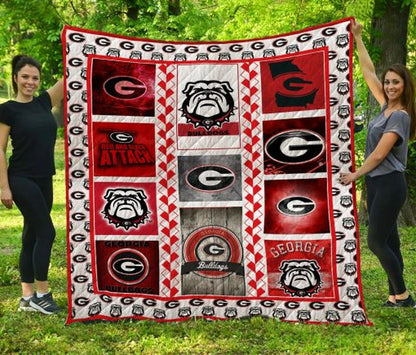 NC Bulldogs Blanket And Quilt Gift For Fans 2607Bull11