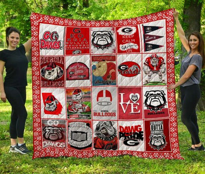 NC Bulldogs Blanket And Quilt Gift For Fans 2607Bull8