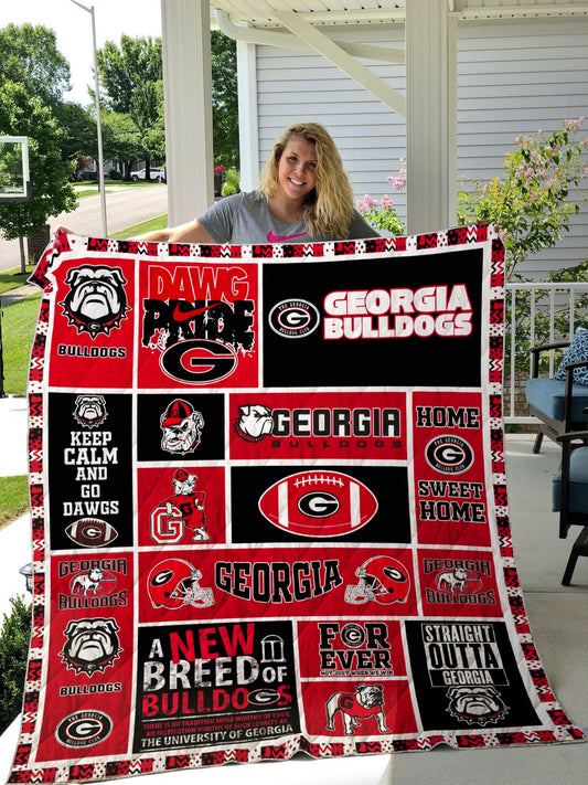 NC Bulldogs Blanket And Quilt Gift For Fans