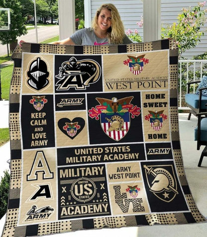 NC Army Black Knights Blanket And Quilt Gift For Fans