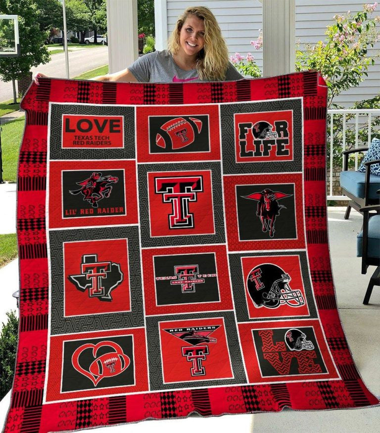 NC Texas Tech Red Raiders Blanket And Quilt Gift For Fans