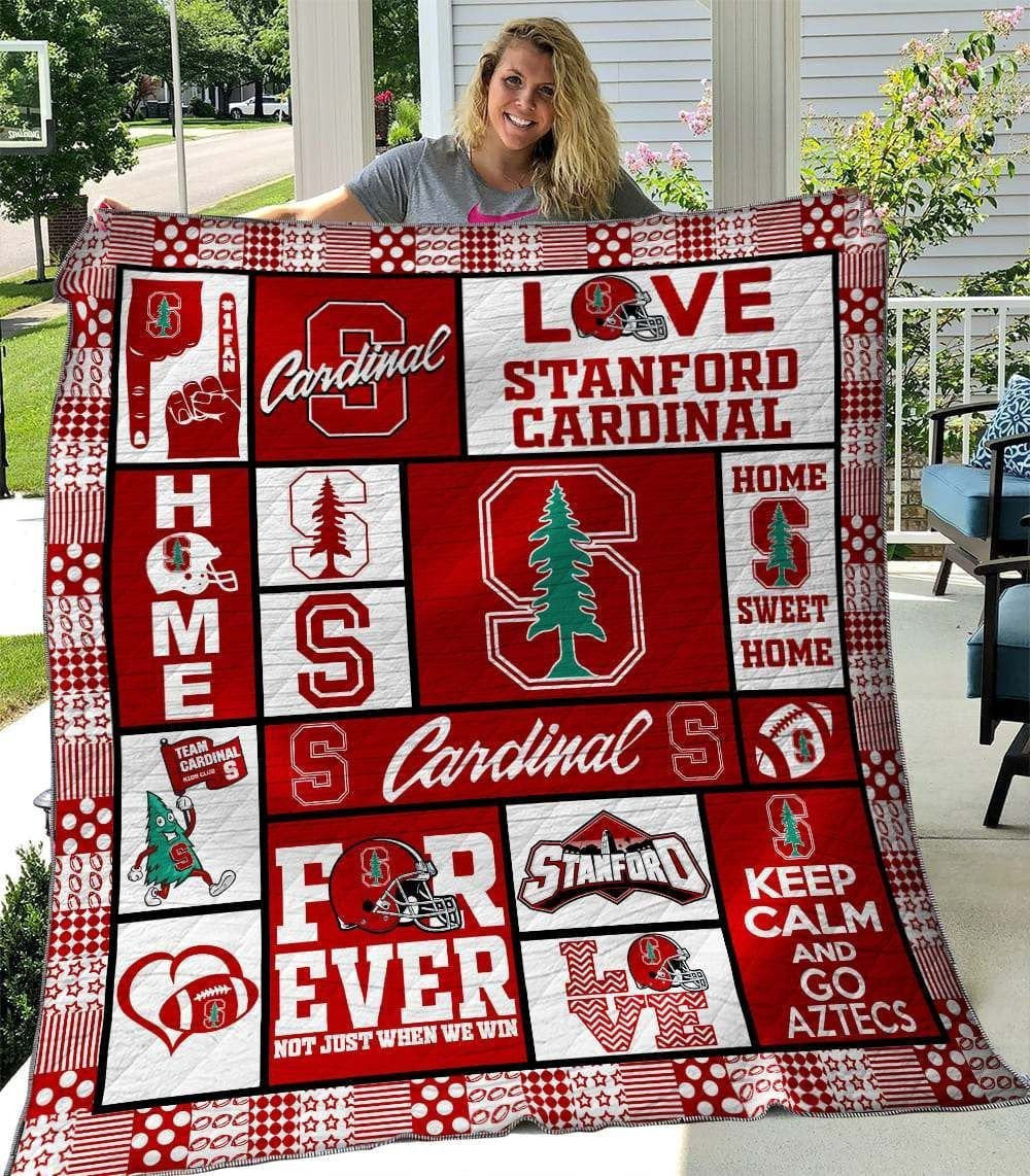 NC Stanford Cardinal Blanket And Quilt Gift For Fans