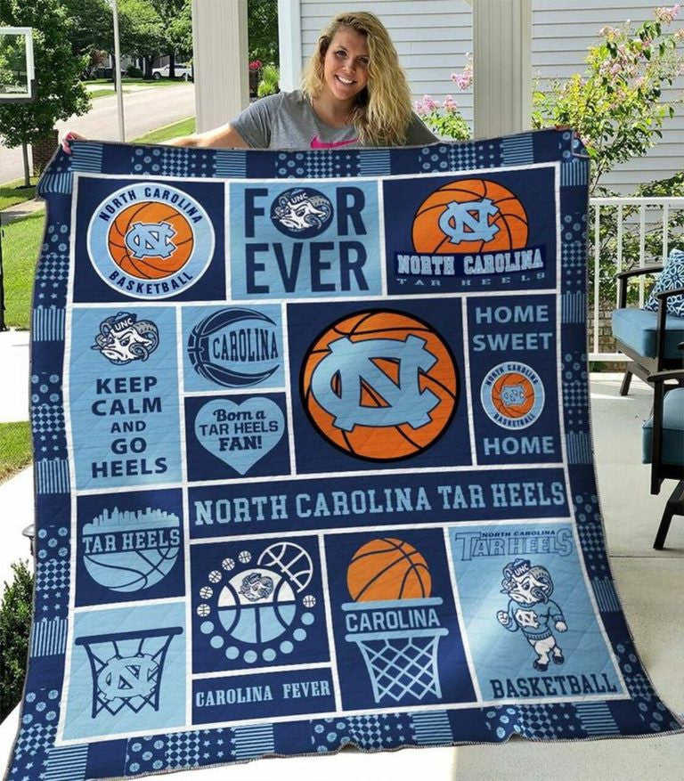 NC North Carolina Tar Heels Blanket And Quilt Gift For Fans