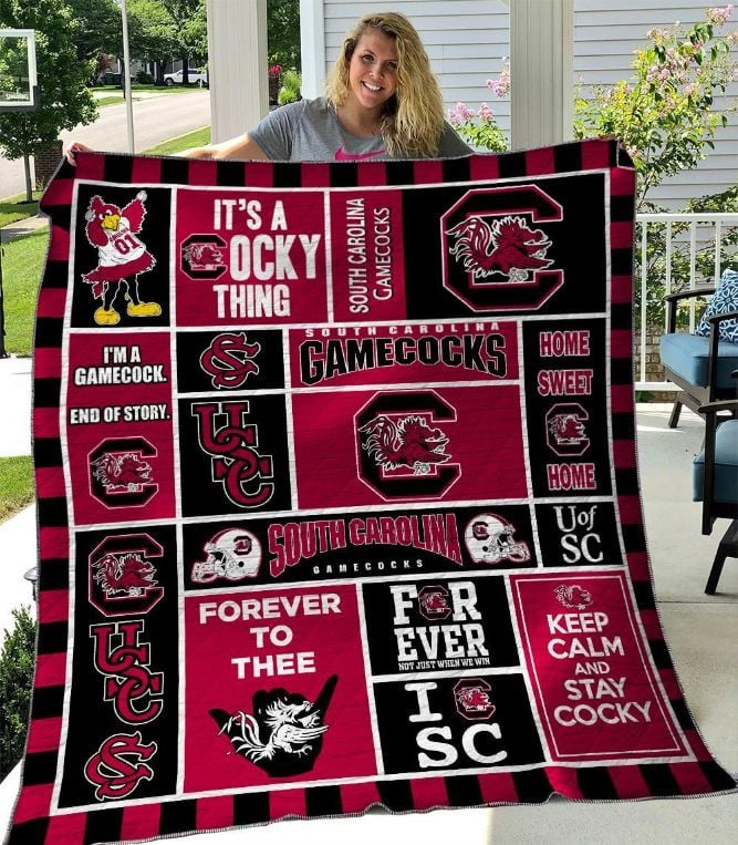 NC South Carolina Gamecocks Blanket And Quilt Gift For Fans