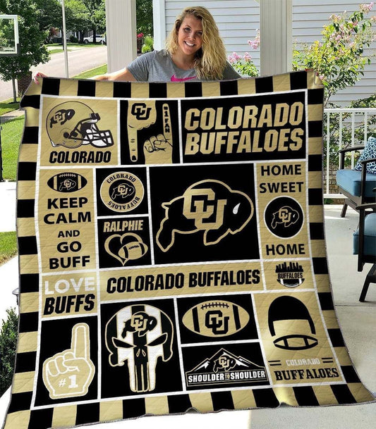 NC Colorado Buffaloes Blanket And Quilt Gift For Fans