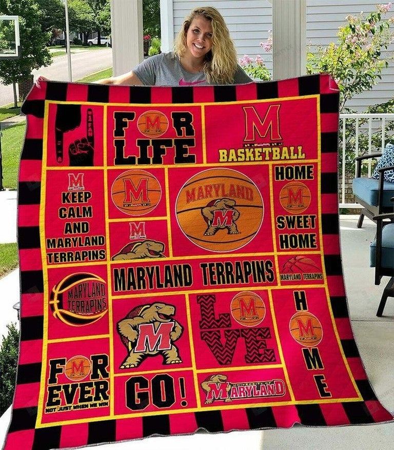 NC Maryland Terrapins Blanket And Quilt Gift For Fans