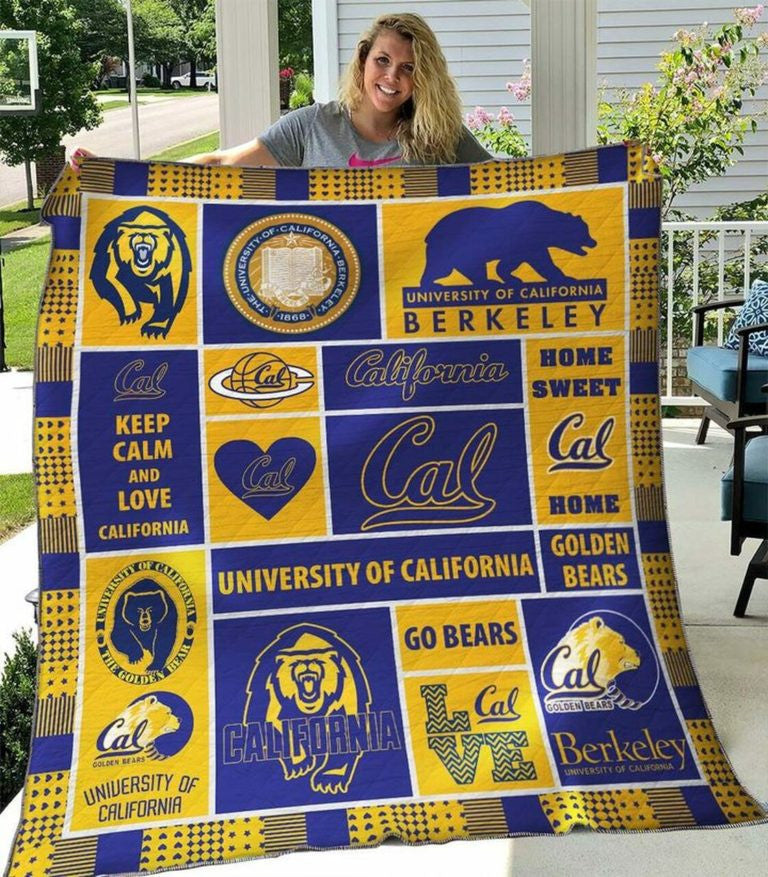 NC California Golden Bears Blanket And Quilt Gift For Fans