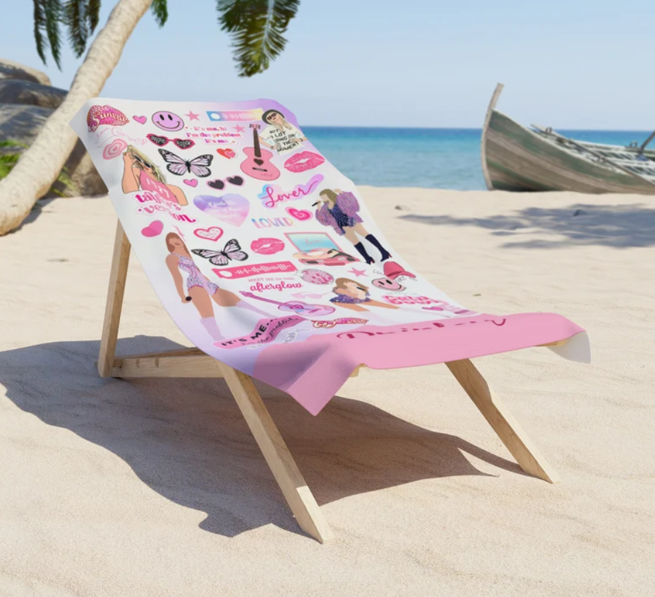 Swiftie Personalized Beach Towels- 406TTBT072