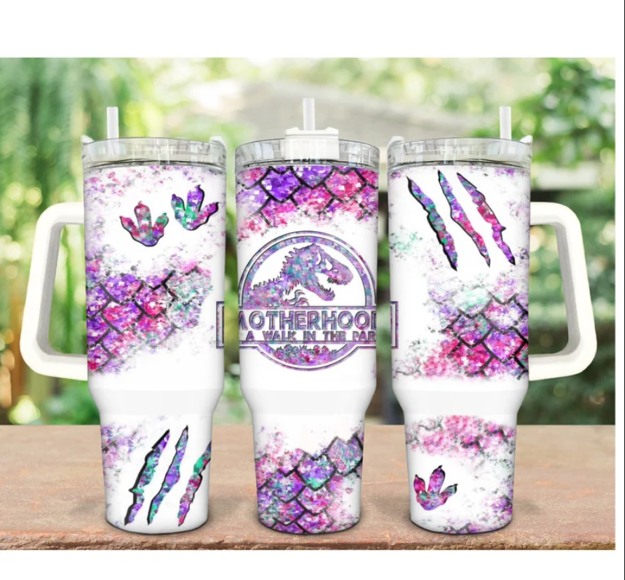 Motherhood Is a Walk In the Park 40 oz Tumbler1- Gift For Mom- 406TTTB045