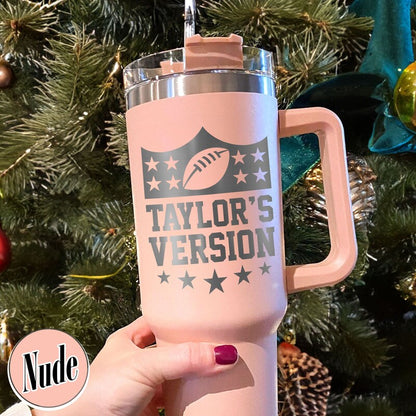 Swifties x Football 40 oz NewGen Tumbler - Perfect Gift For Fans