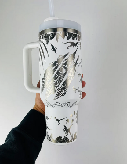 Jurassic Park Dinosaurs Engraved 40 Oz Tumbler- 406TTTB042