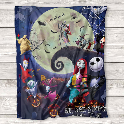 The Nightmare Before Christmas Blanket - 408VTTLTB025