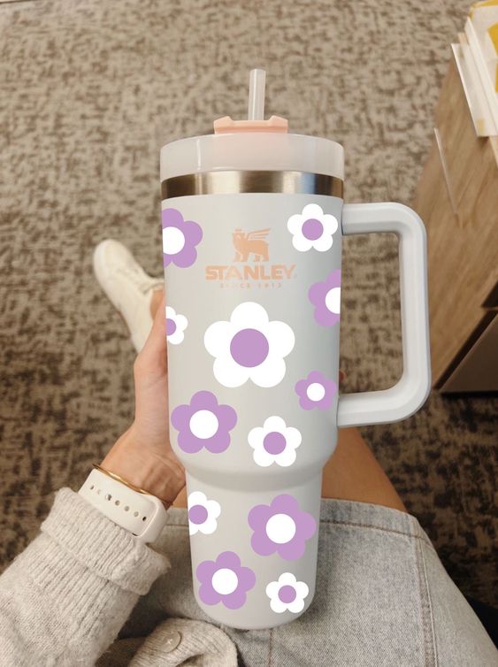 Flower 40 oz Tumbler HKT16