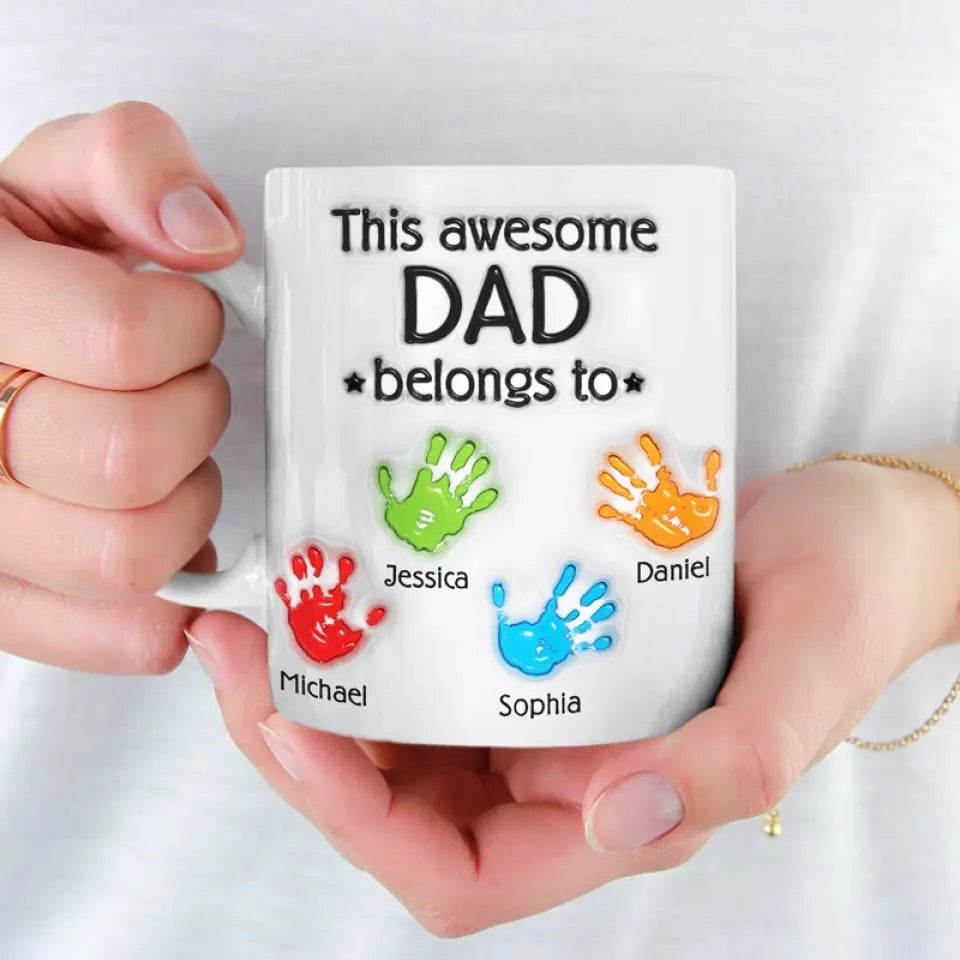 Names Father's Day Gift Mug 2405M12