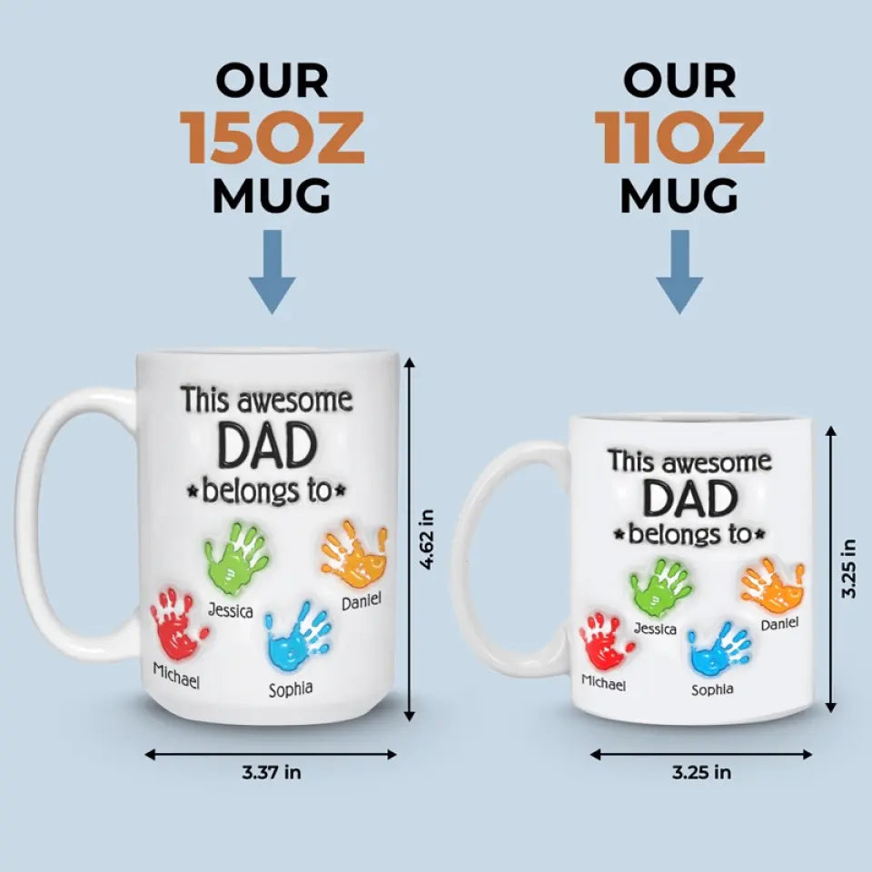 Names Father's Day Gift Mug 2405M12