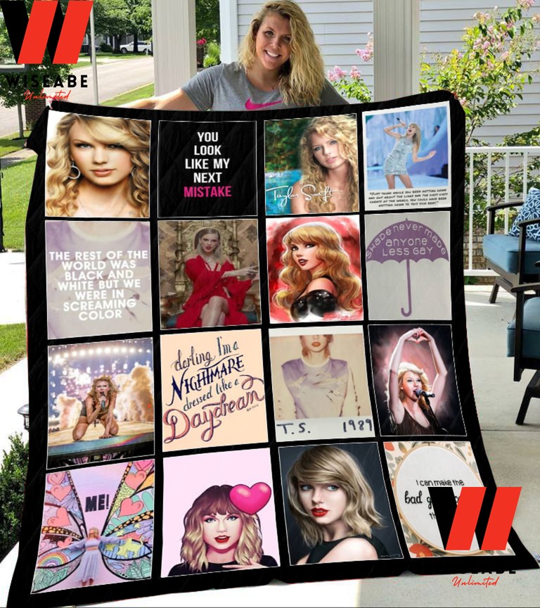 Swifties Inspired Blanket Quilt | Taylor Fans Gift | Taylor Room Decor | Swifties Gifts 1705TLB44