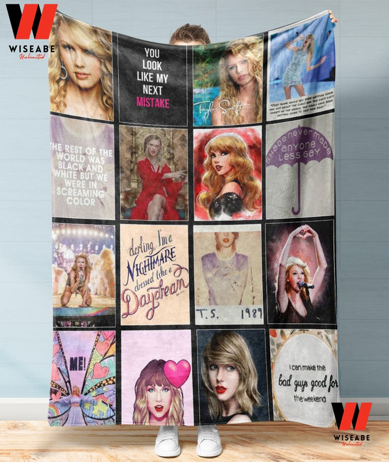 Swifties Inspired Blanket Quilt | Taylor Fans Gift | Taylor Room Decor | Swifties Gifts 1705TLB44