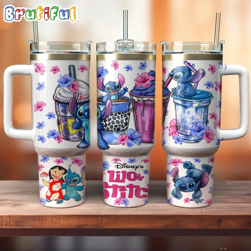 Lilo and Stitch Disney Cartoon Tumbler 2505TW11 - Perfect Gift For Fans