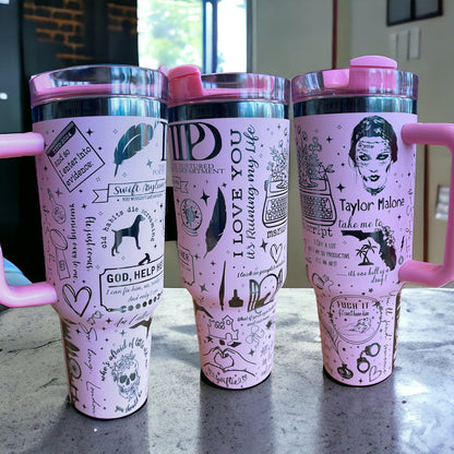 40 Oz Swiftie Tumbler 1605TW261 - Perfect Gift For Fans