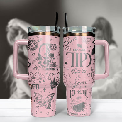 All 11 of Swift's Eras - 40oz Swiftie Tumbler TLA07