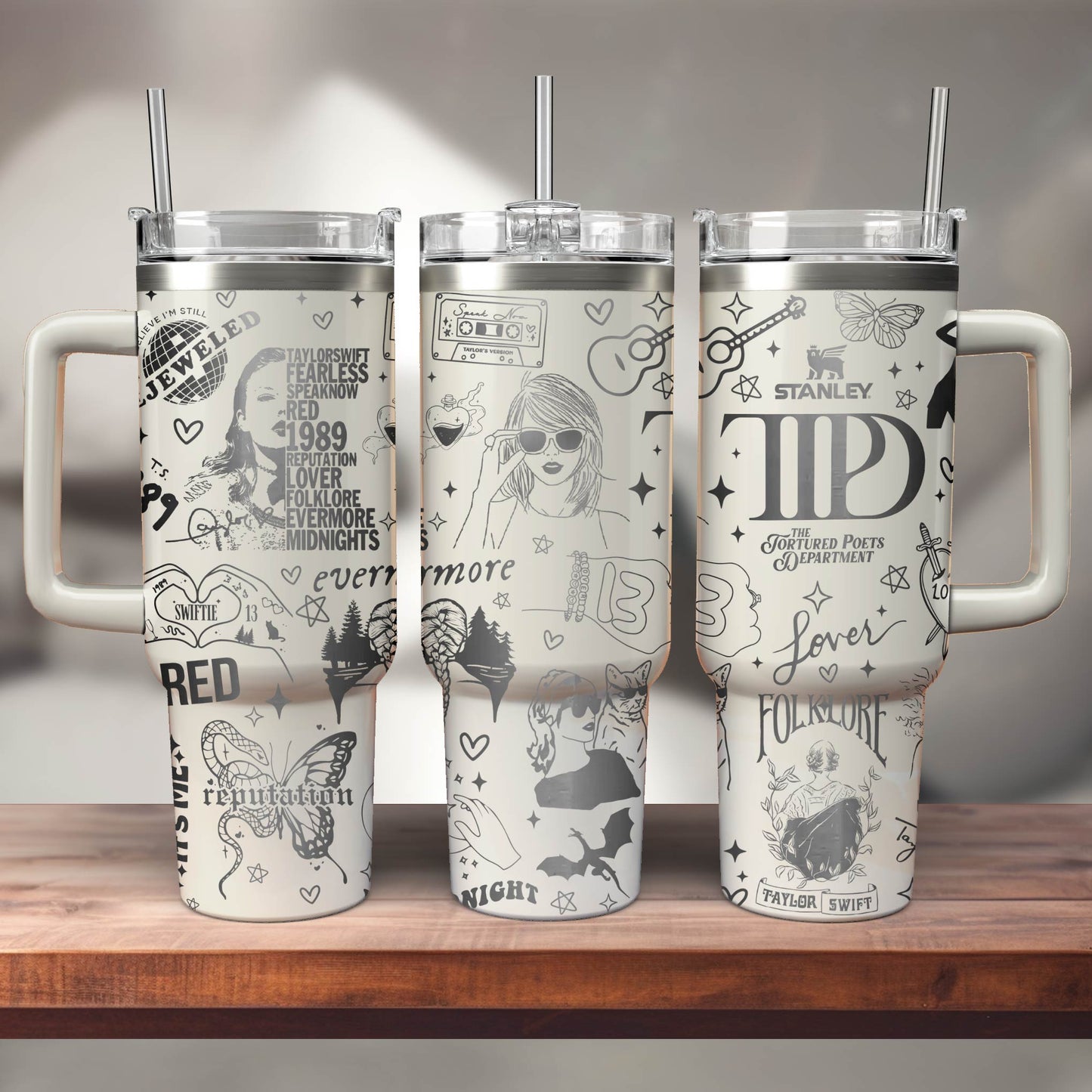 All 11 of Swift's Eras - 40oz Swiftie Tumbler TLA07