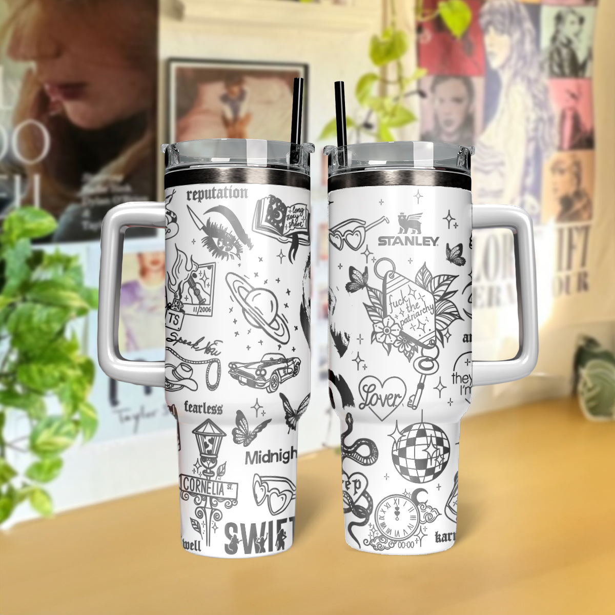 All 11 of Swift's Eras - 40oz Swiftie Tumbler 406HLHNTB010