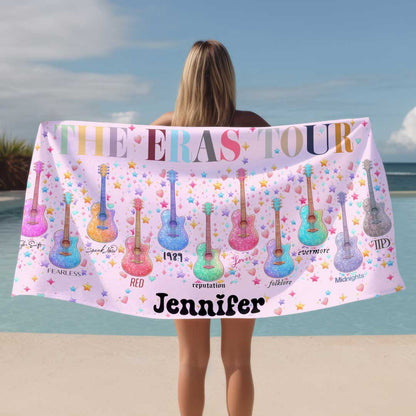 Swiftie Guitars Eras Tour Beach Towel- 407TTTLBT157