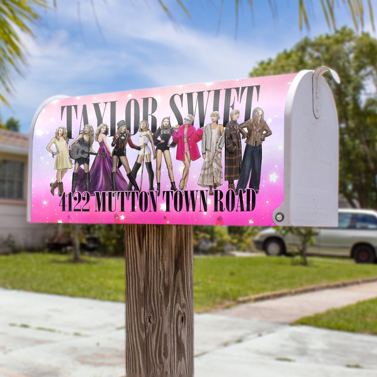 Taylor Swift The Eras Tour Mailbox Cover- 406TTHNMC108