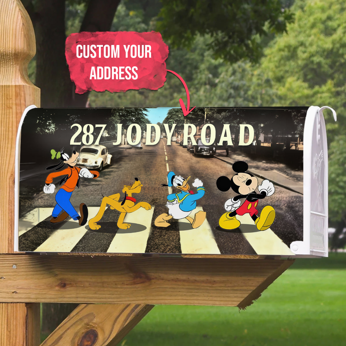 DN Abbey Road Mashup Mailbox Cover- 406TTHNMC165