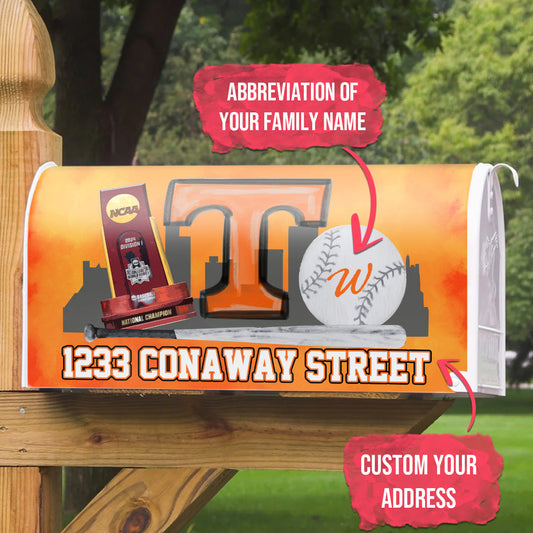 Tennessee Champion Football Gift For Fans Mailbox Cover- 407TTHNMC150