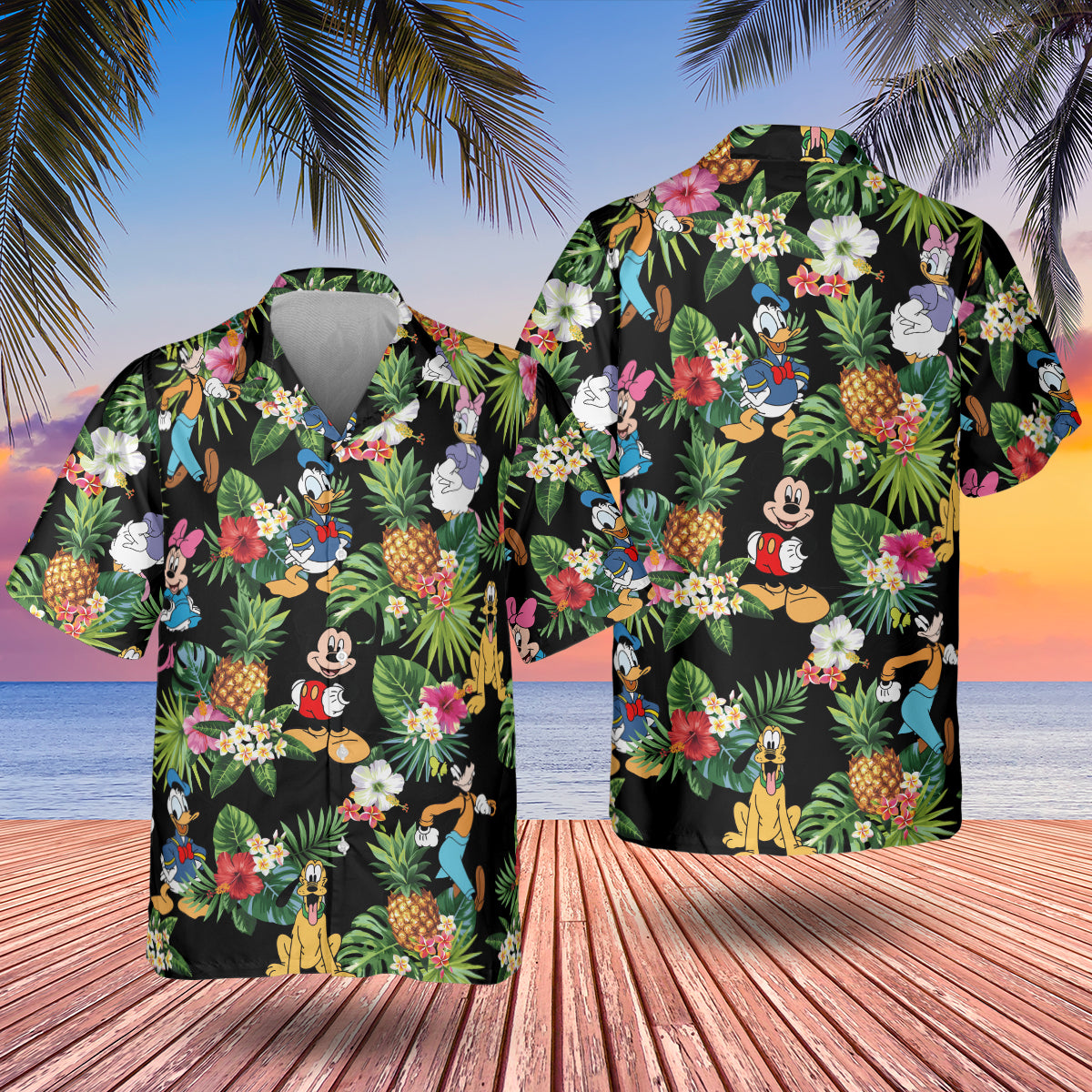 DN Mouse and Friends Hawaiian Shirt- 406TTHNHS113