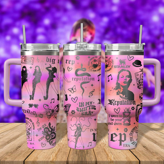 TS Reputation Album 40oz Engraved Tumbler- 406TTTLTB074