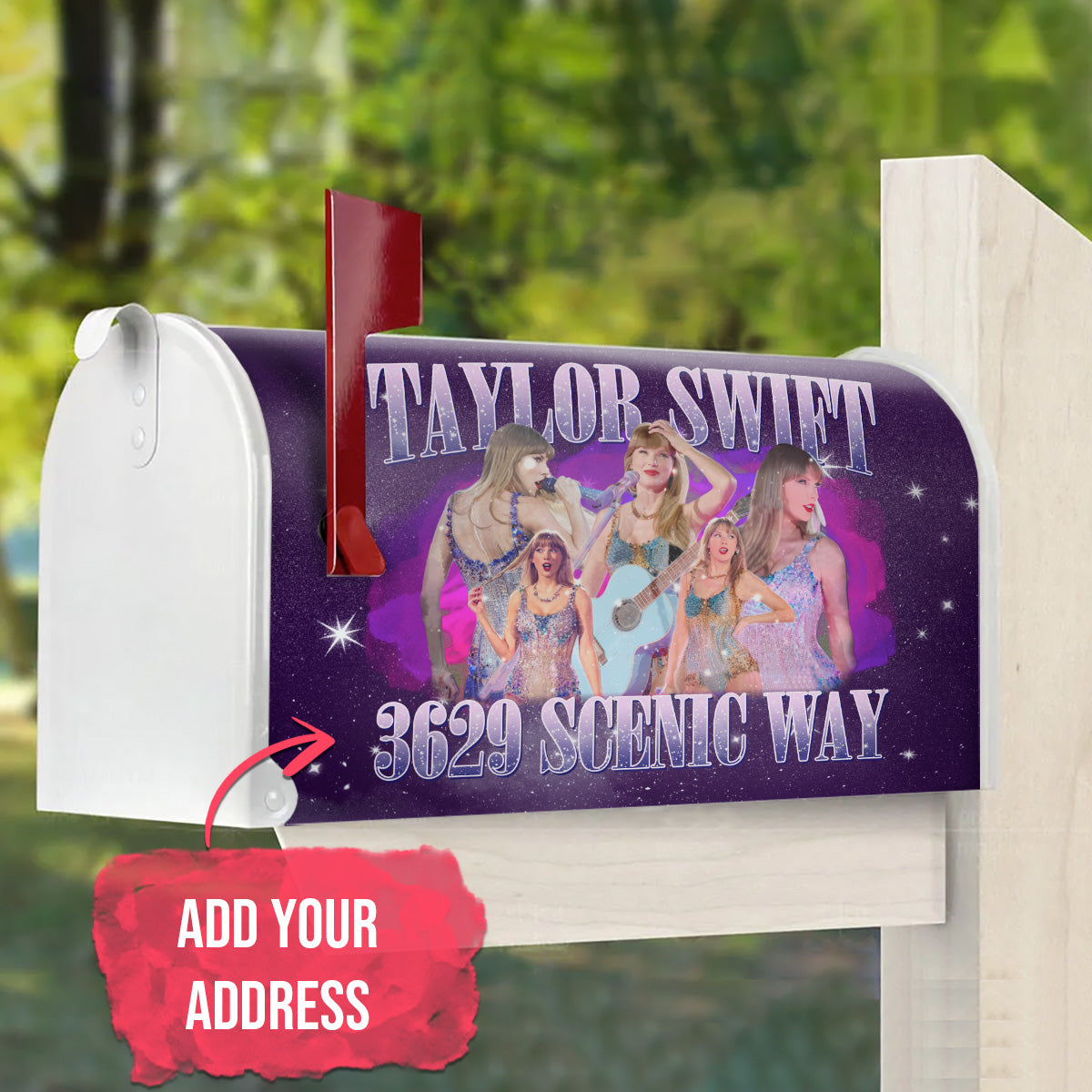 Taylor Swift Era Tour Mailbox Cover- 406TTHNMC136