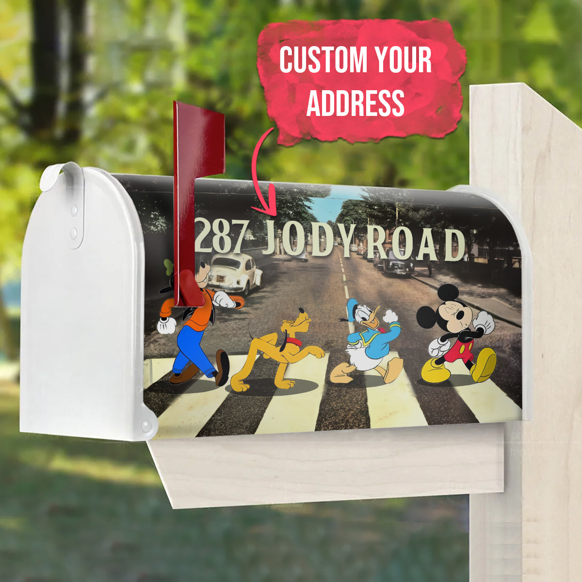 DN Abbey Road Mashup Mailbox Cover- 406TTHNMC165