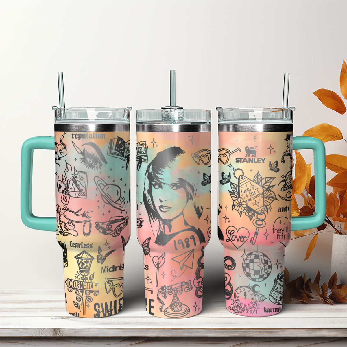 All 11 of Swift's Eras - 40oz Swiftie Tumbler 406HLHNTB010