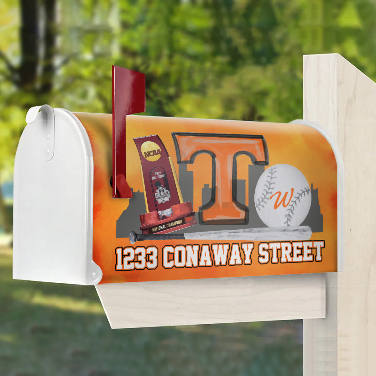 Tennessee Champion Football Gift For Fans Mailbox Cover- 407TTHNMC150