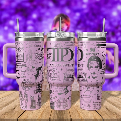 TTPD Taylor Swift 40 oz Tumbler 407HLTLTB022