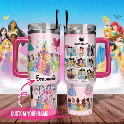 DN Princess Custom Name 40Oz Printed Tumbler - 406TTHNTB104