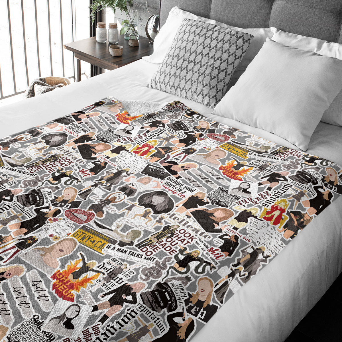 Taylor Swift Reputation Blanket 407HLHNBL039 - Swifties