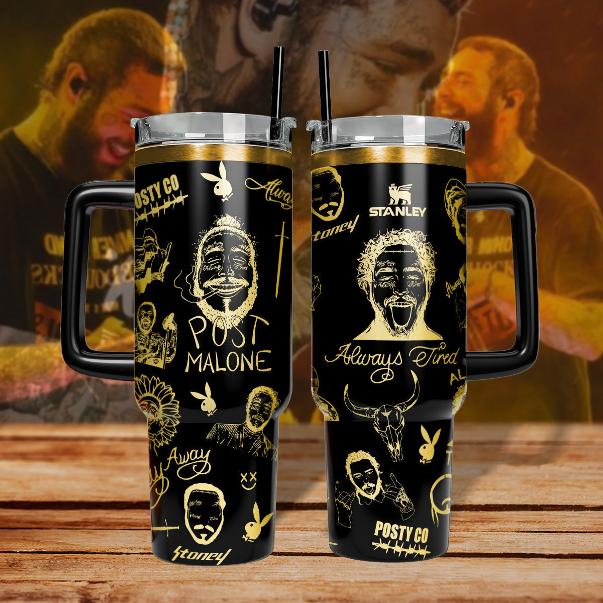 Tumbler Engraved Post Malone- 406TTHNTB03