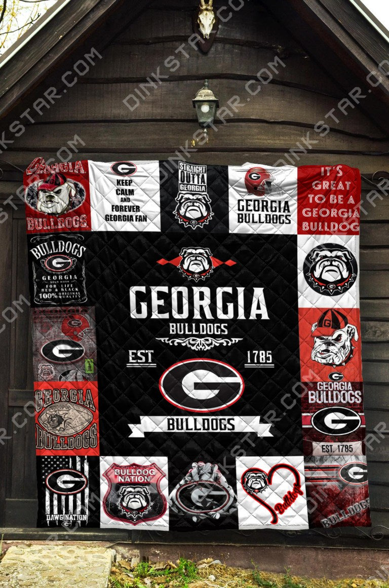 NC Bulldogs Blanket And Quilt Gift For Fans 2607Bull1