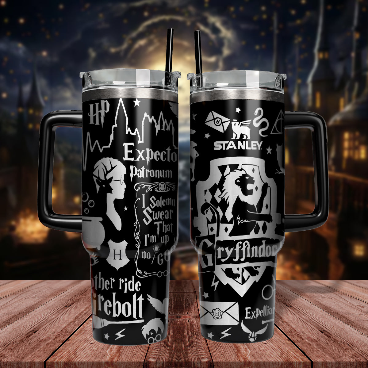 HP Wizard Gryffindor Engraved Tumbler - 407TTHNTB001