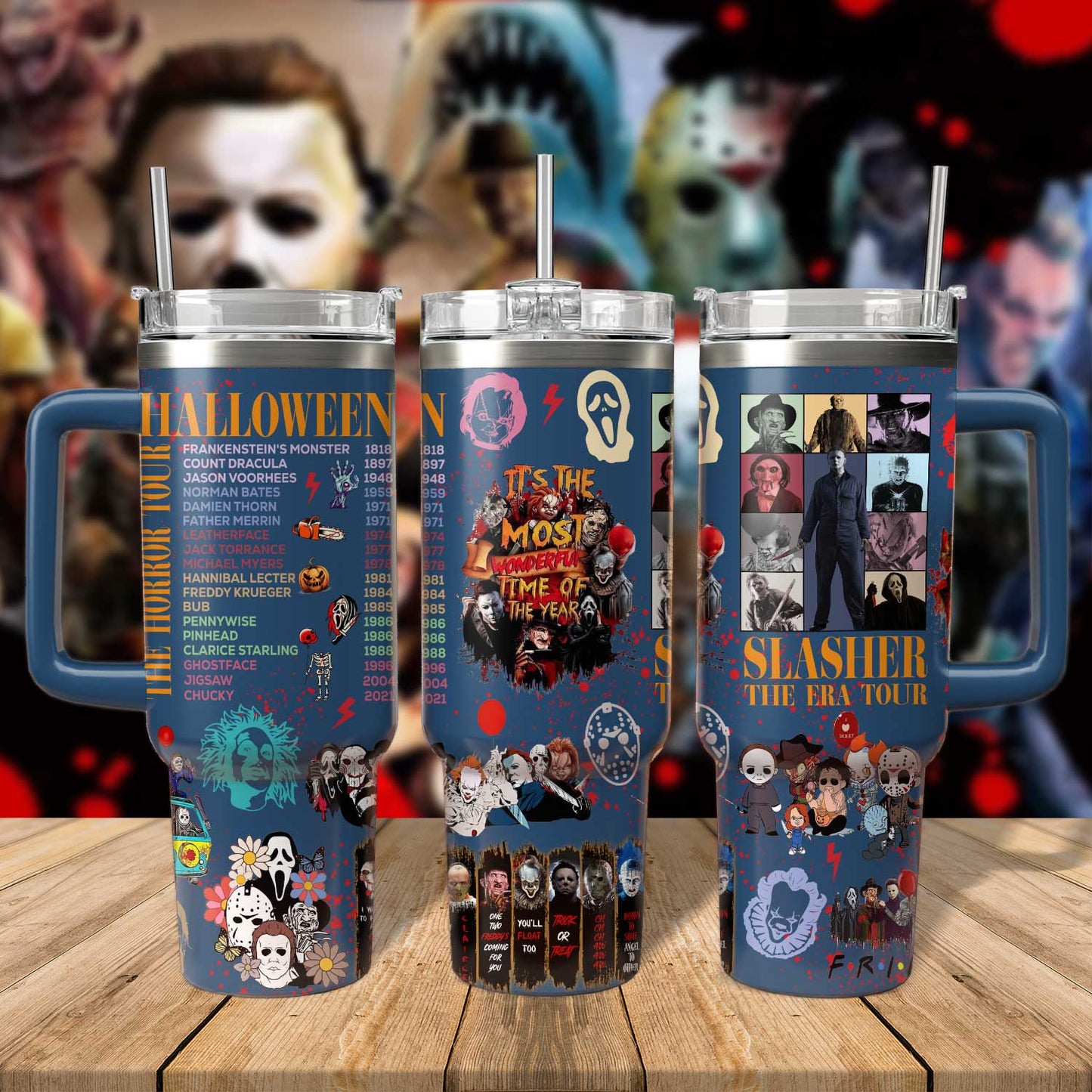 Horror Characters Eras Tour 40oz Tumbler- 406TTTLTB075