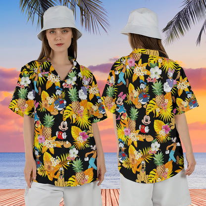 Mouse and Friends Summer Hawaiian Shirt- 406TTHNHS114