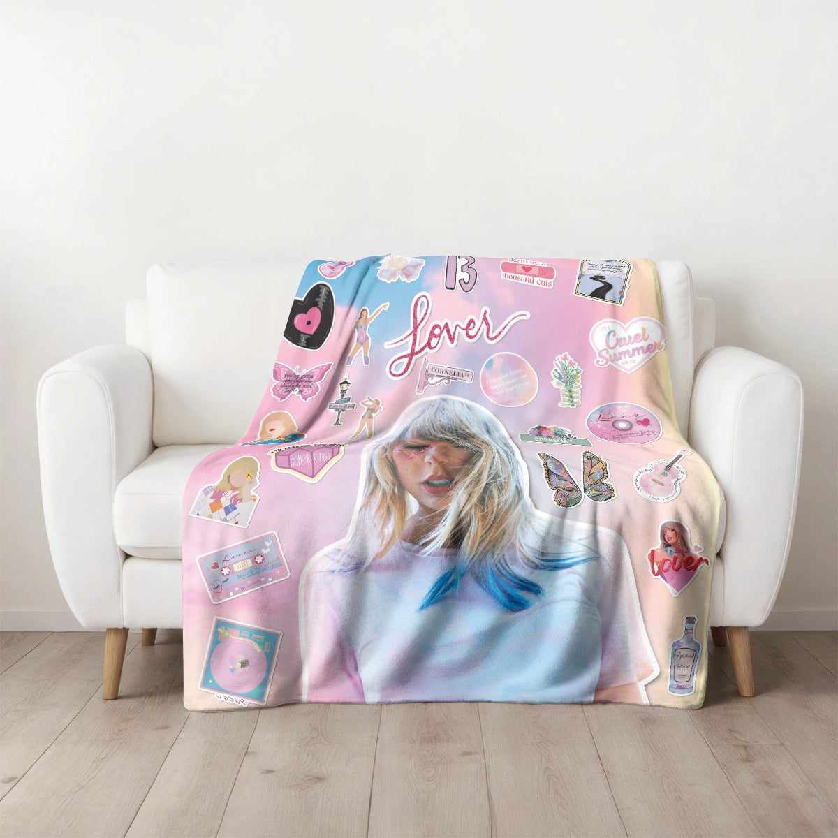 Pink Taylor Swift Lovers Blanket 407HLHNBL055