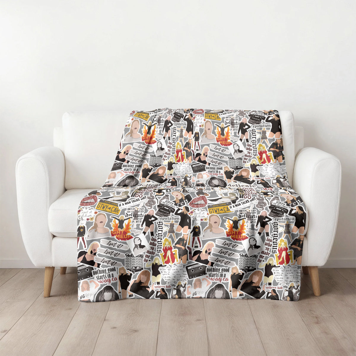 Taylor Swift Reputation Blanket 407HLHNBL039 - Swifties