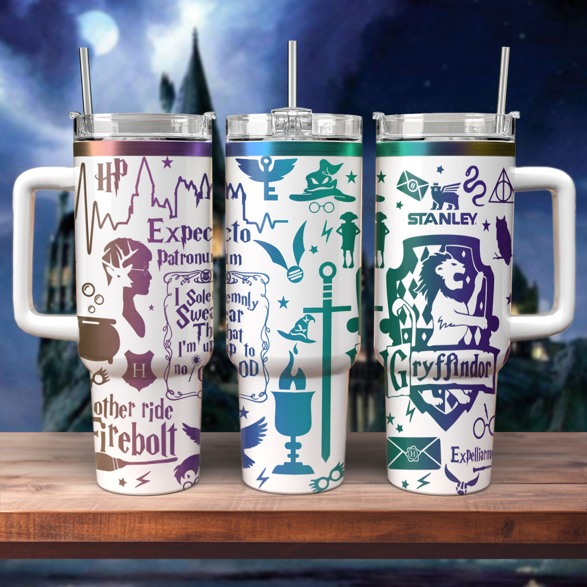 HP Wizard Gryffindor Engraved Tumbler - 407TTHNTB001