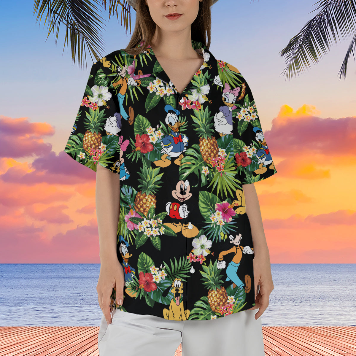 DN Mouse and Friends Hawaiian Shirt- 406TTHNHS113