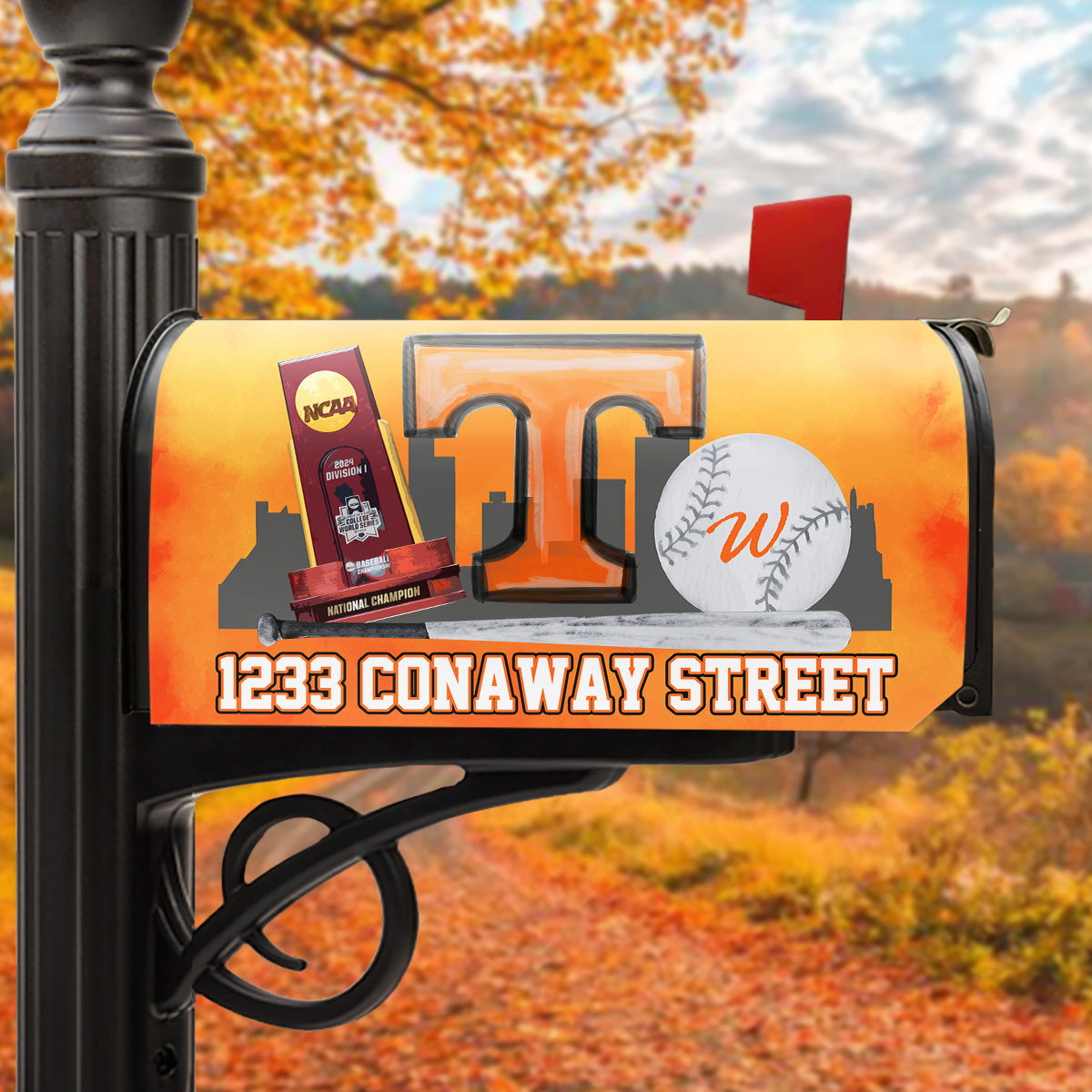 Tennessee Champion Football Gift For Fans Mailbox Cover- 407TTHNMC150